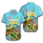 NAIDOC Week 2021 Hawaiian Shirt Aboriginal Art LT16 - Vibe Hoodie