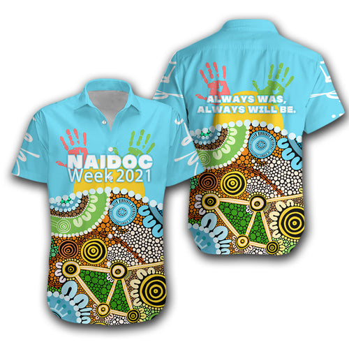 NAIDOC Week 2021 Hawaiian Shirt Aboriginal Art LT16 - Vibe Hoodie