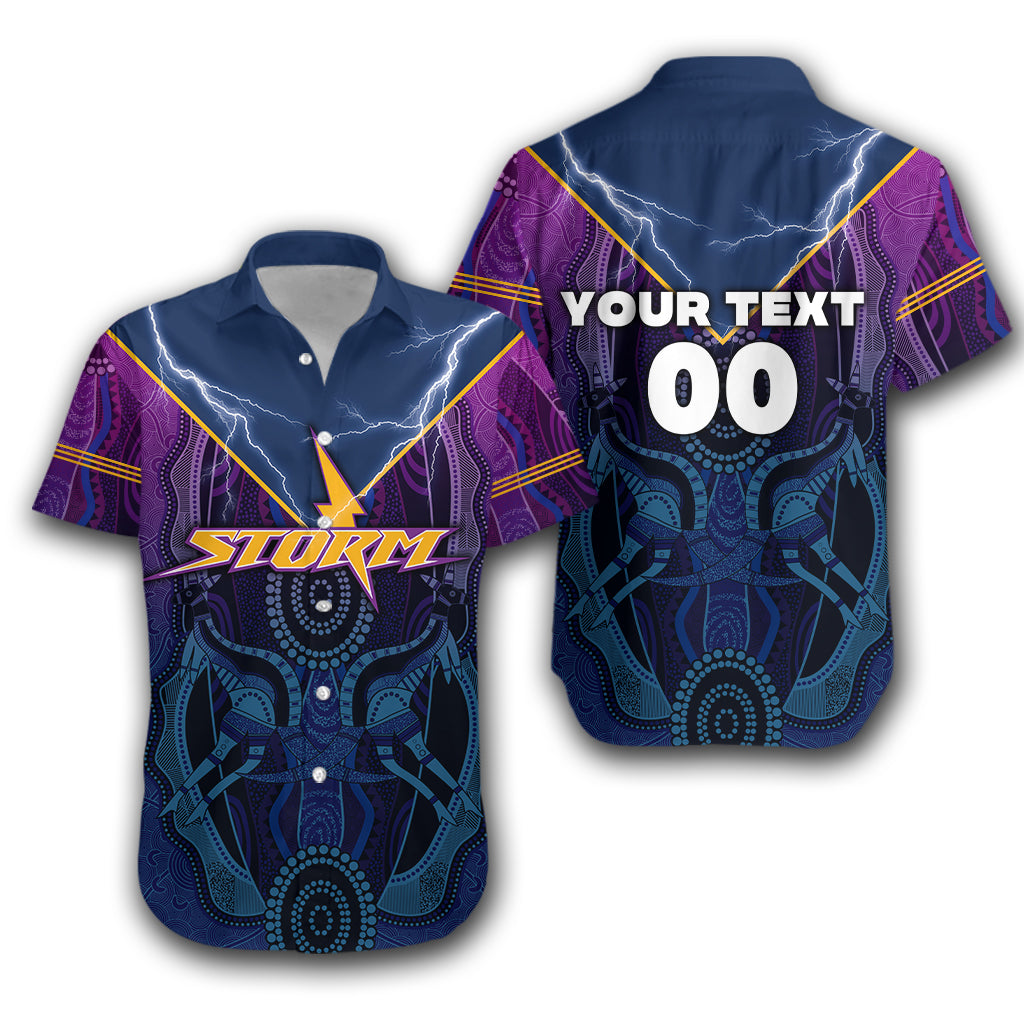 (Custom Personalised) Storm Rugby Hawaiian Shirt Aboriginal Sport Style LT16 - Vibe Hoodie