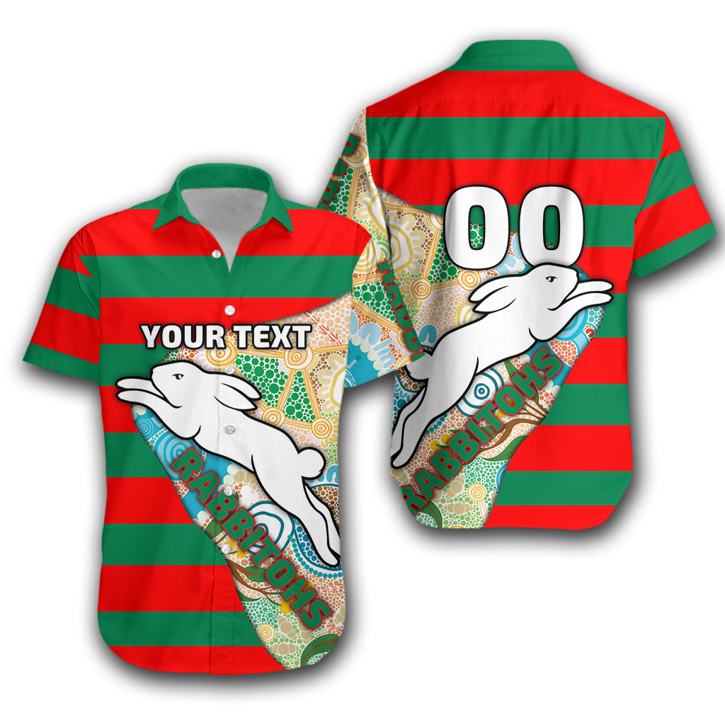 (Custom Personalised) Rabbitohs Hawaiian Shirt Aboriginal Sport Style LT16 - Vibe Hoodie