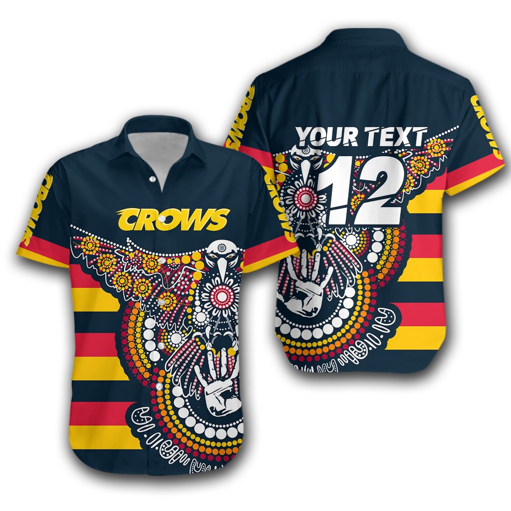 custom-personalised-adelaide-hawaiian-shirt-crows-aboriginal-sport-style