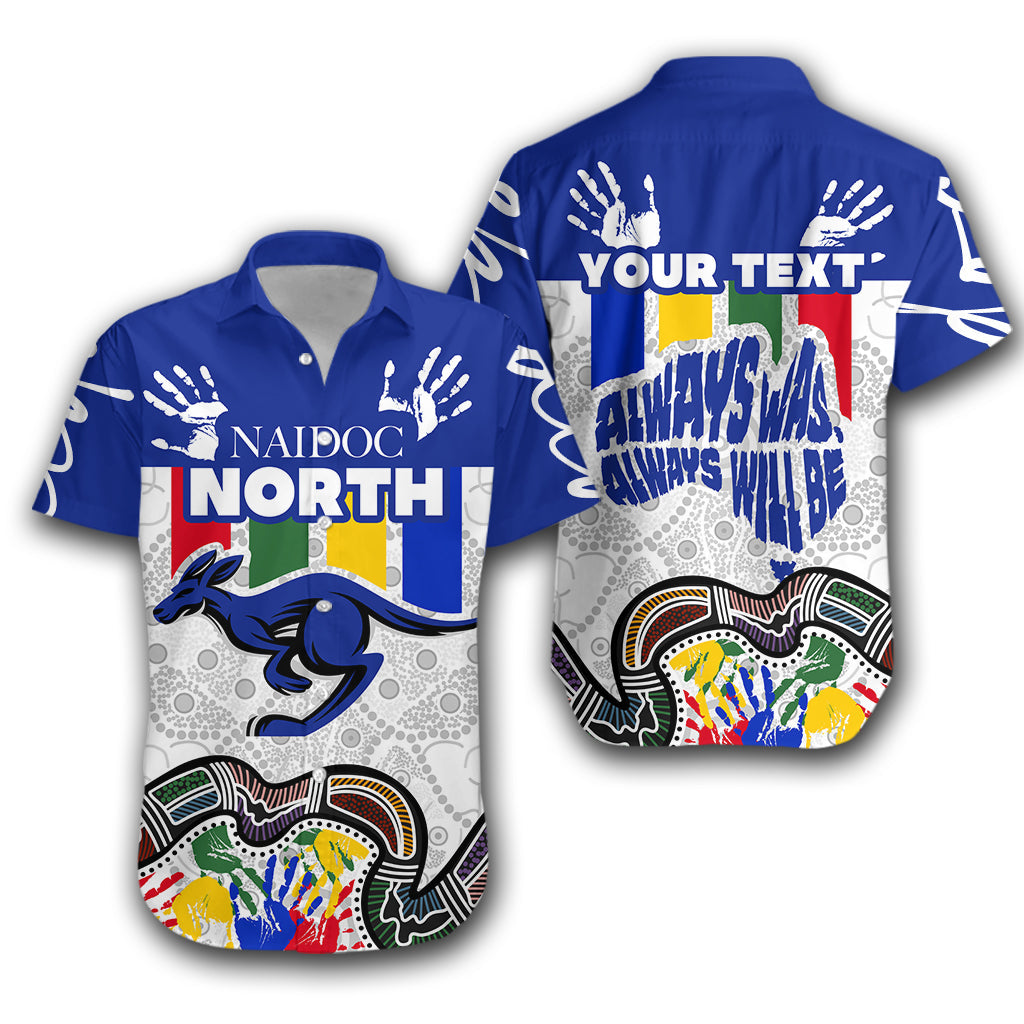 (Custom Personalised) Melbourne Hawaiian Shirt North NAIDOC Week Kangaroos Special Style LT16 - Vibe Hoodie