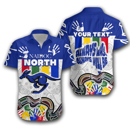 (Custom Personalised) Melbourne Hawaiian Shirt North NAIDOC Week Kangaroos Special Style LT16 - Vibe Hoodie