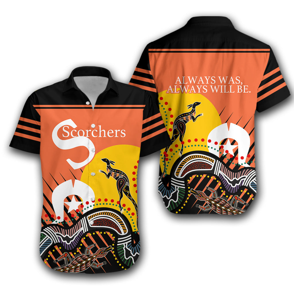 Perth Hawaiian Shirt Scorchers NAIDOC Week Aboriginal - LT16 - Vibe Hoodie