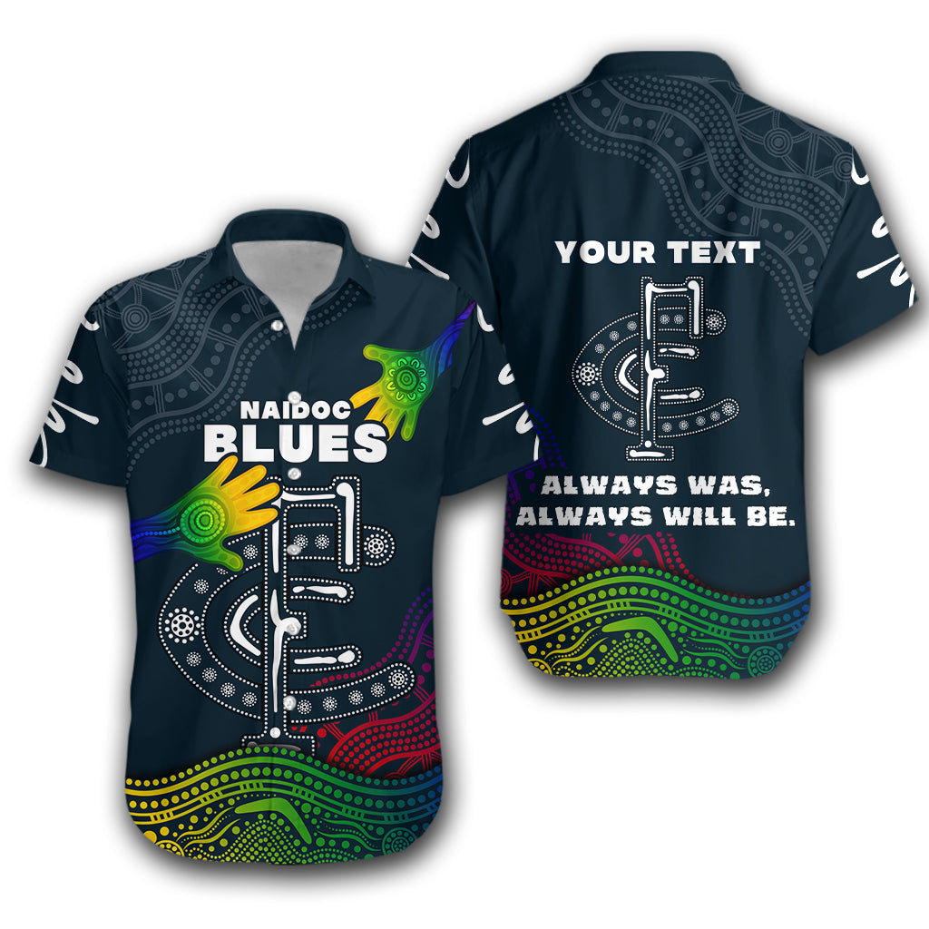 (Custom Personalised) Blues NAIDOC Week Hawaiian Shirt Aboriginal Special Style LT16 - Vibe Hoodie