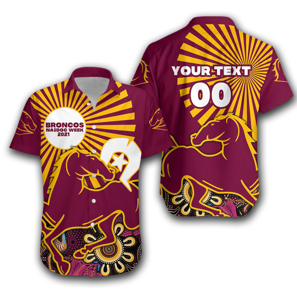 (Custom Personalised) Broncos Naidoc Week Hawaiian Shirt Aboriginal Special Style LT16 - Vibe Hoodie