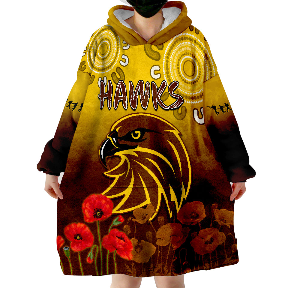 hawks-anzac-2022-hawthorn-football-aboriginal-poppy-wearable-blanket-hoodie