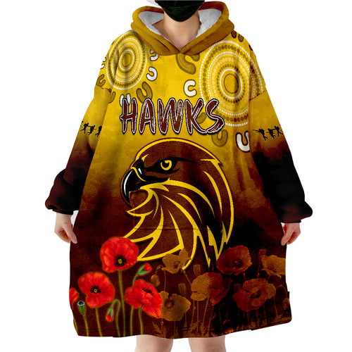 hawks-anzac-2022-hawthorn-football-aboriginal-poppy-wearable-blanket-hoodie