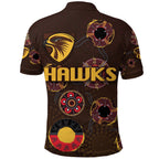 combo-polo-shirt-and-men-short-hawthorn-hawks-indigenous-brown