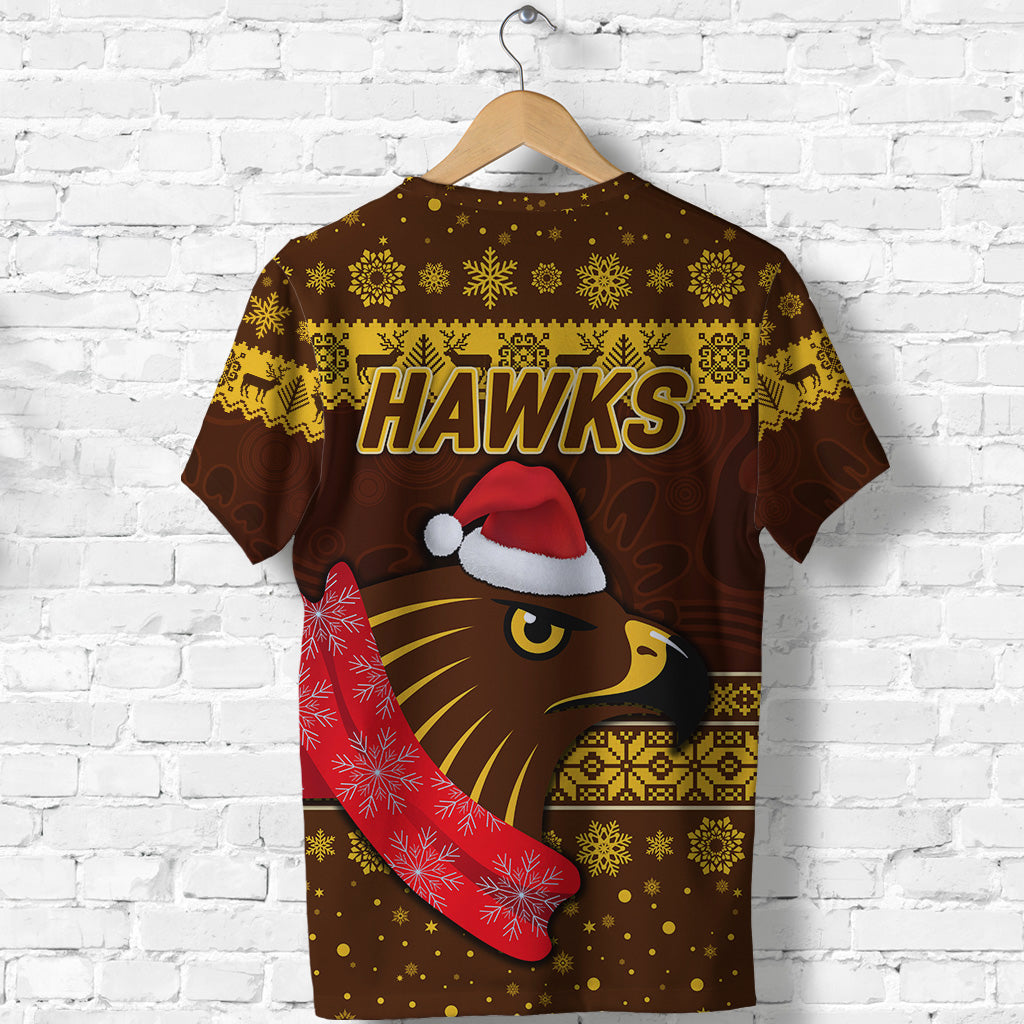 hawthorn-hawks-t-shirt-christmas-simple-style-lt8