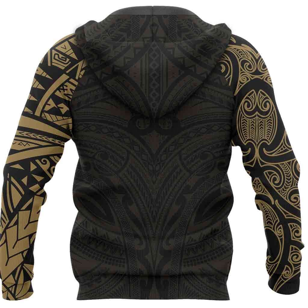 new-zealand-hoodie-maori-polynesian-tattoo-gold