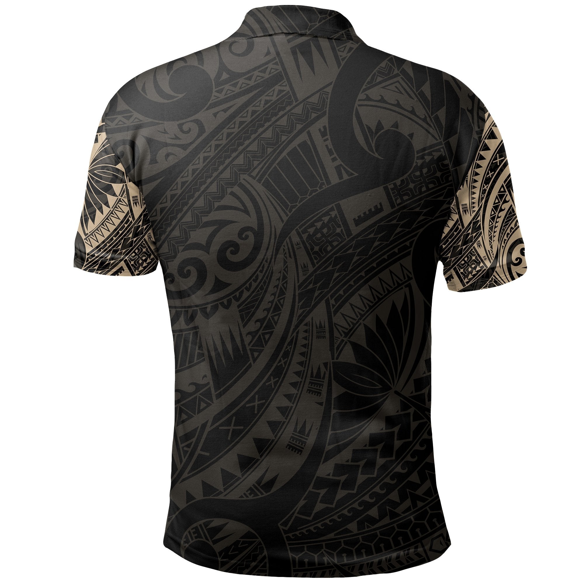 manaia-maori-tattoo-polo-shirt-gold