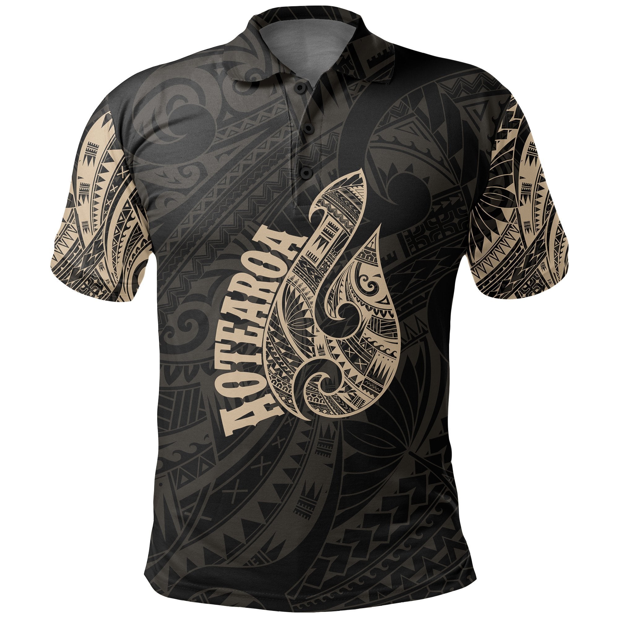 hei-matau-maori-tattoo-polo-shirt-gold