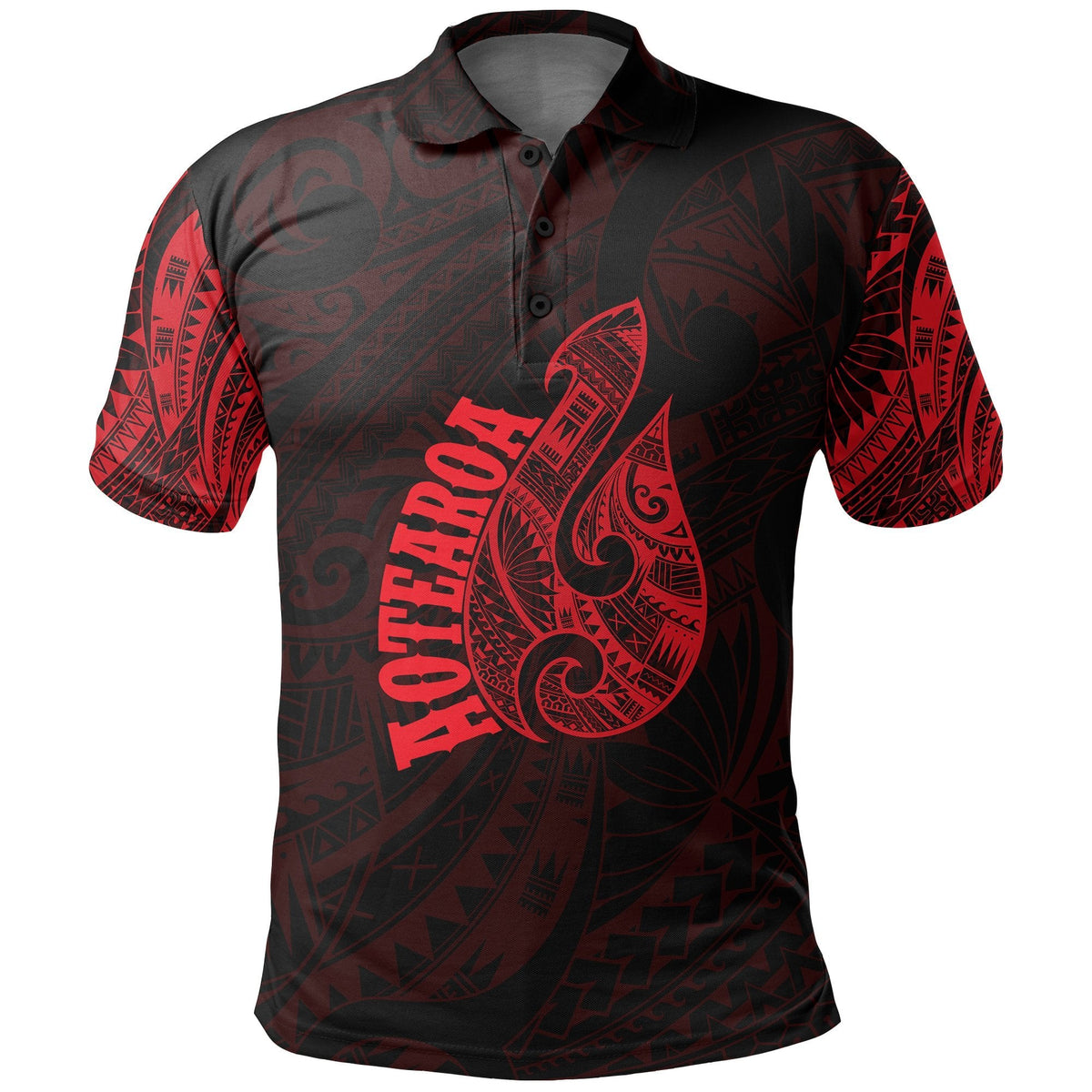 hei-matau-maori-tattoo-polo-shirt-red