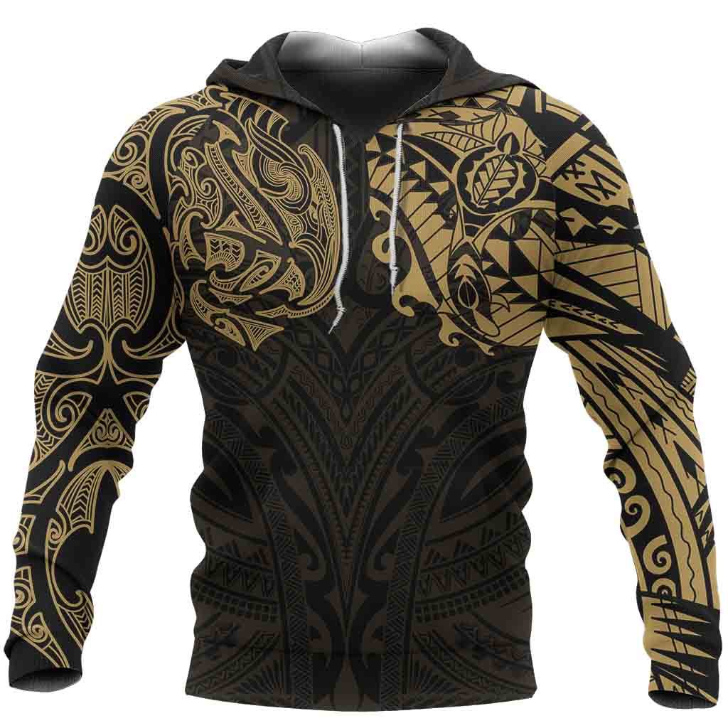 new-zealand-hoodie-maori-polynesian-tattoo-gold