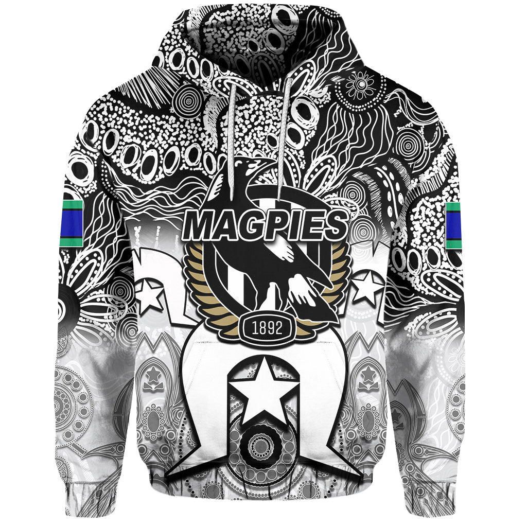 custom-personalised-magpies-australian-football-torres-strait-islanders-mix-aboriginal-hoodie