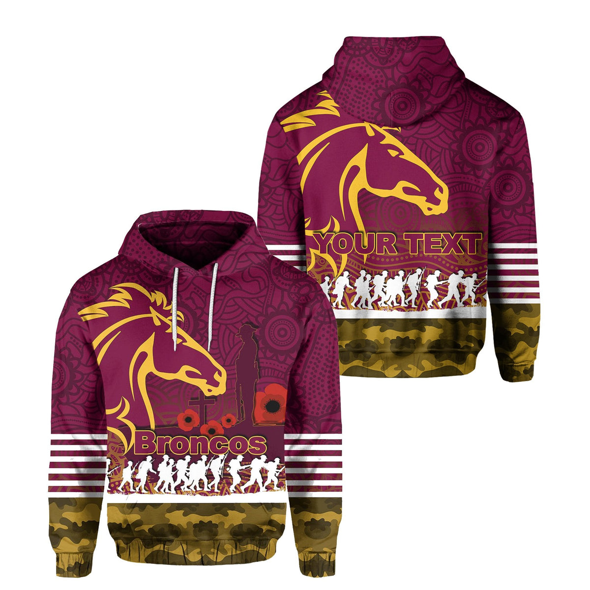 custom-personalised-brisbane-broncos-hoodie-anzac-day