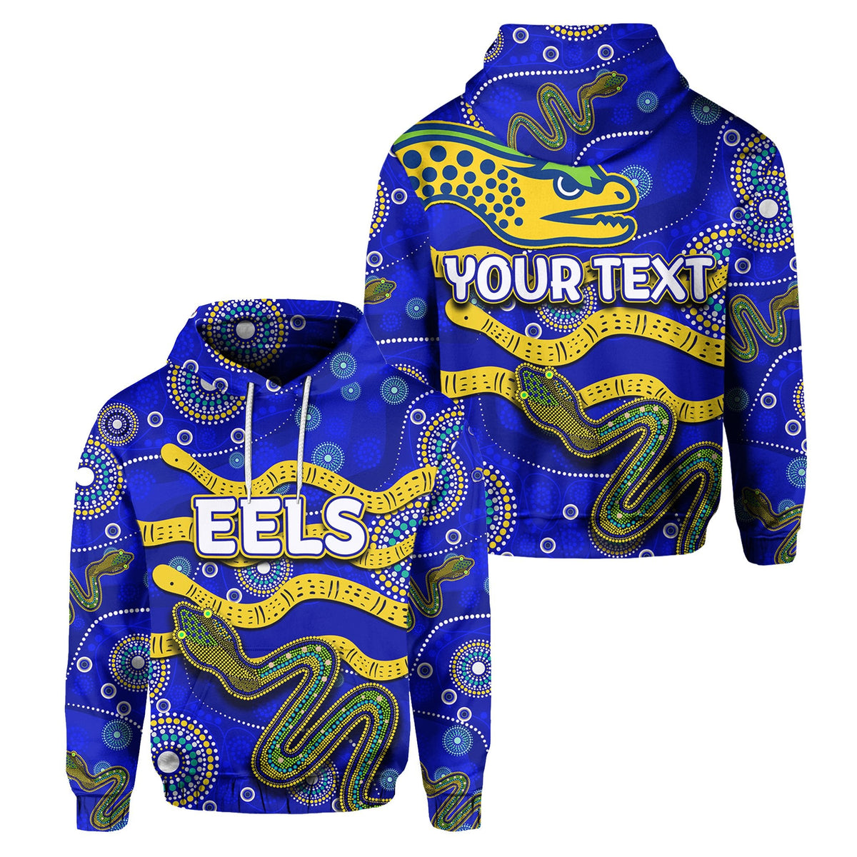 custom-personalised-parramatta-eels-hoodie-aboriginal-tribal-style
