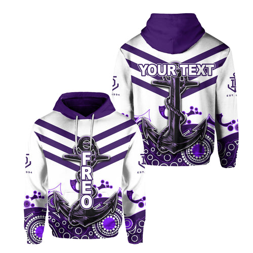 custom-personalisedfremantle-hoodie-freo-aboriginal-simple-white-style