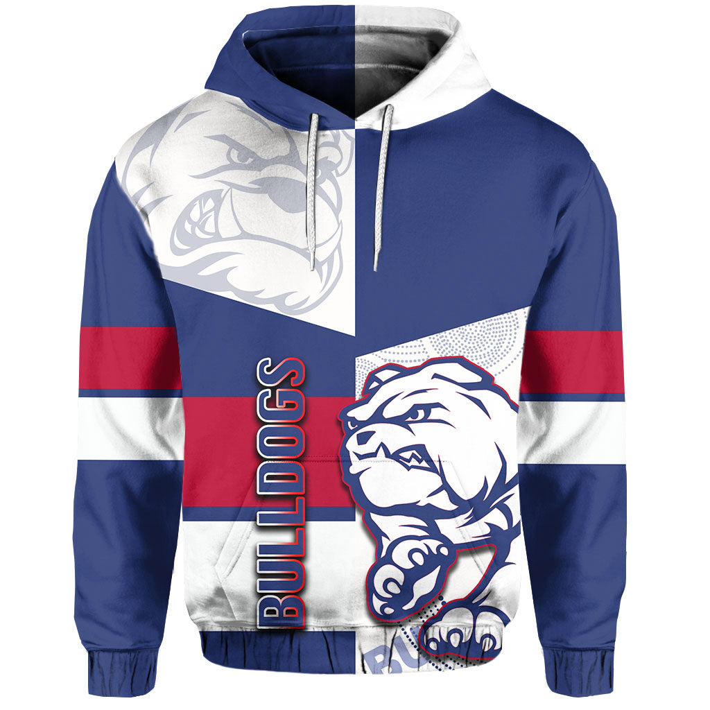 custom-personalised-western-bulldogs-hoodie-half-blue-white-style