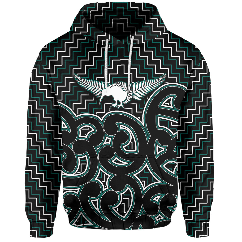 new-zealand-hoodie-maori-graphic-tee-patterns-green