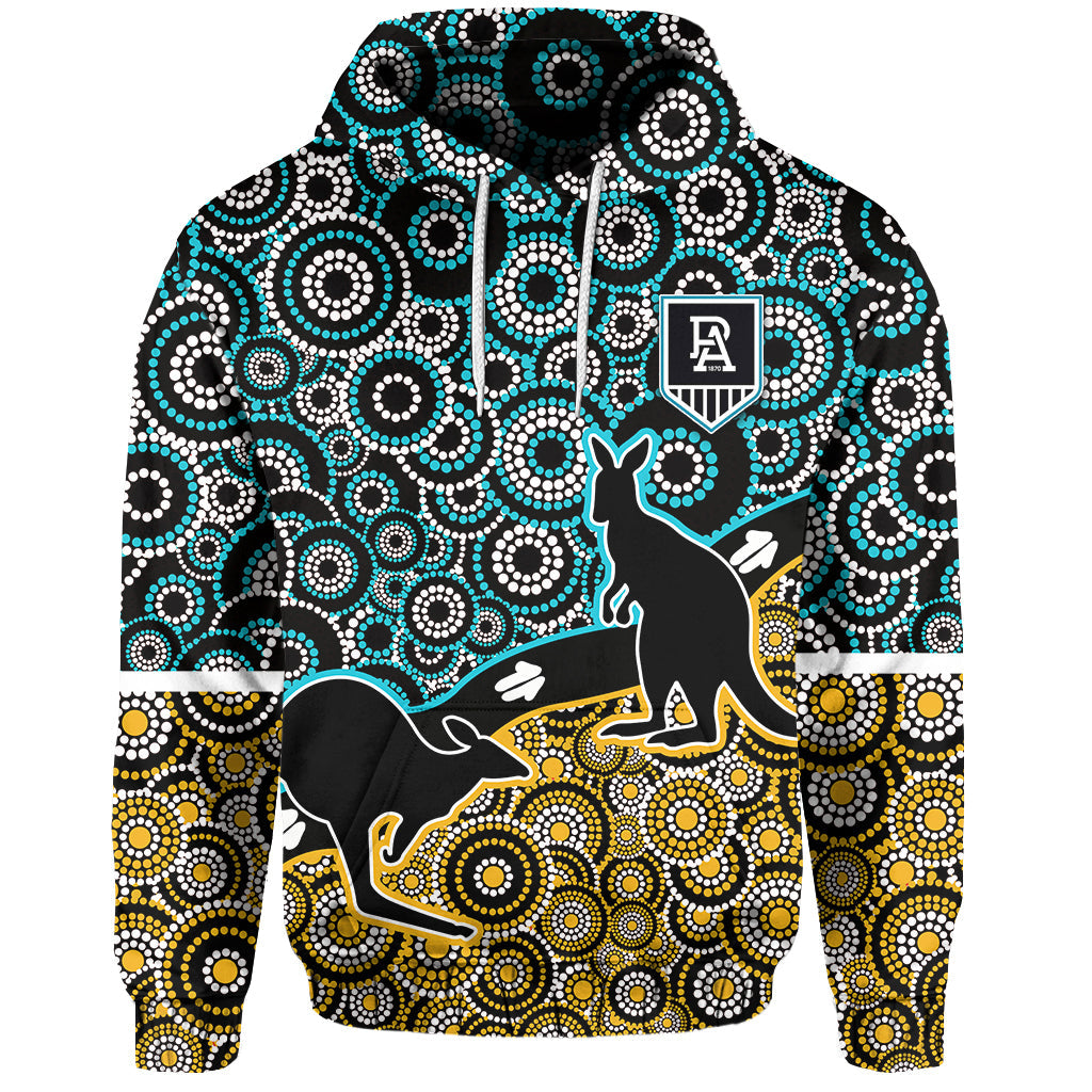 custom-personalisedport-adelaide-hoodie-power-aboriginal-circles