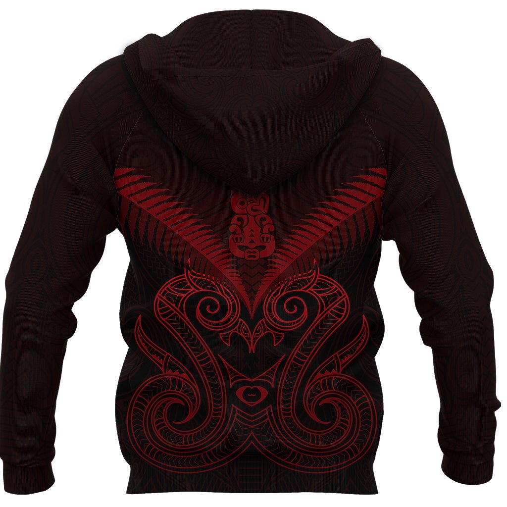 maori-manaia-new-zealand-hoodie-red