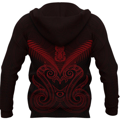 maori-manaia-new-zealand-hoodie-red