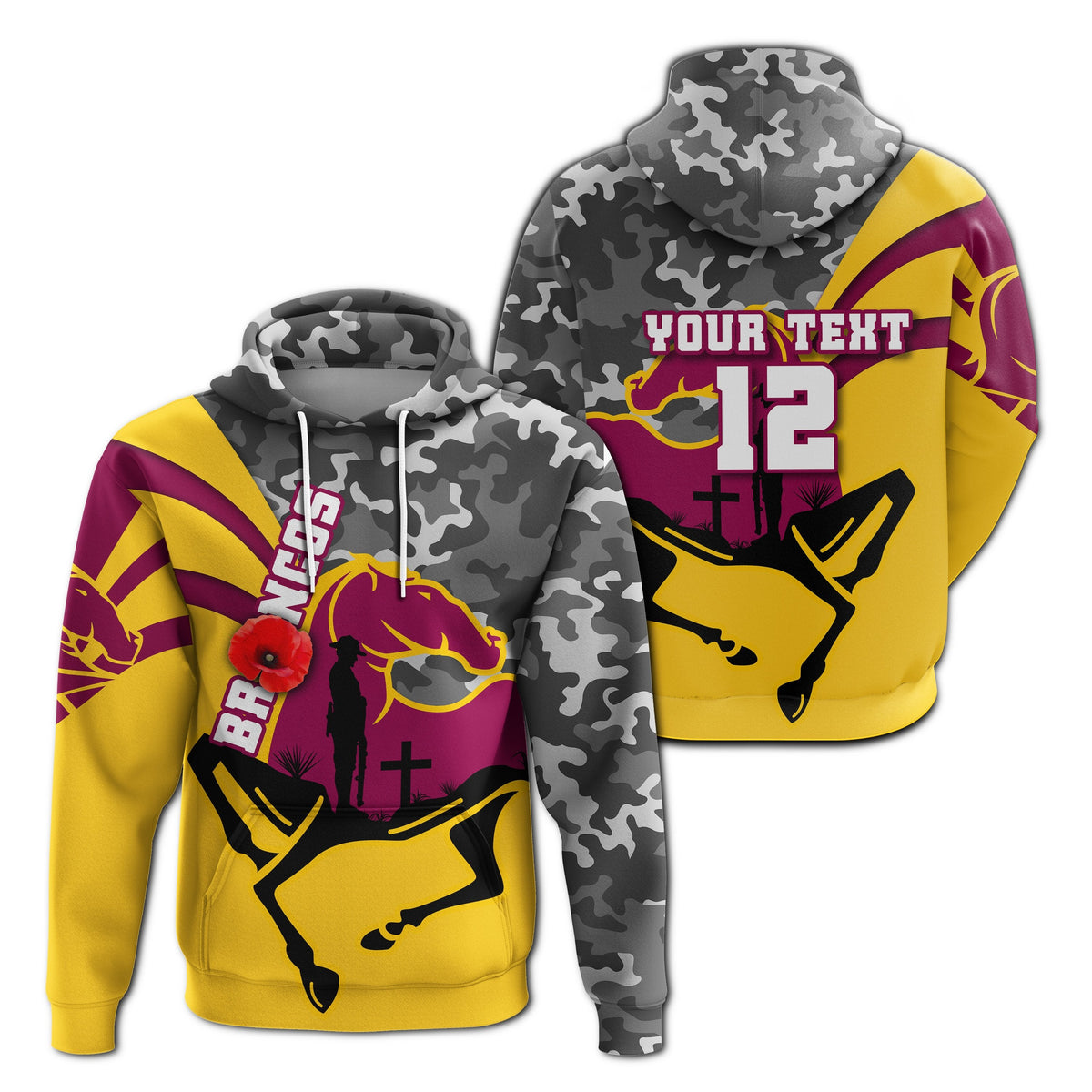 custom-personalised-brisbane-broncos-hoodie-anzac-day-camo-style