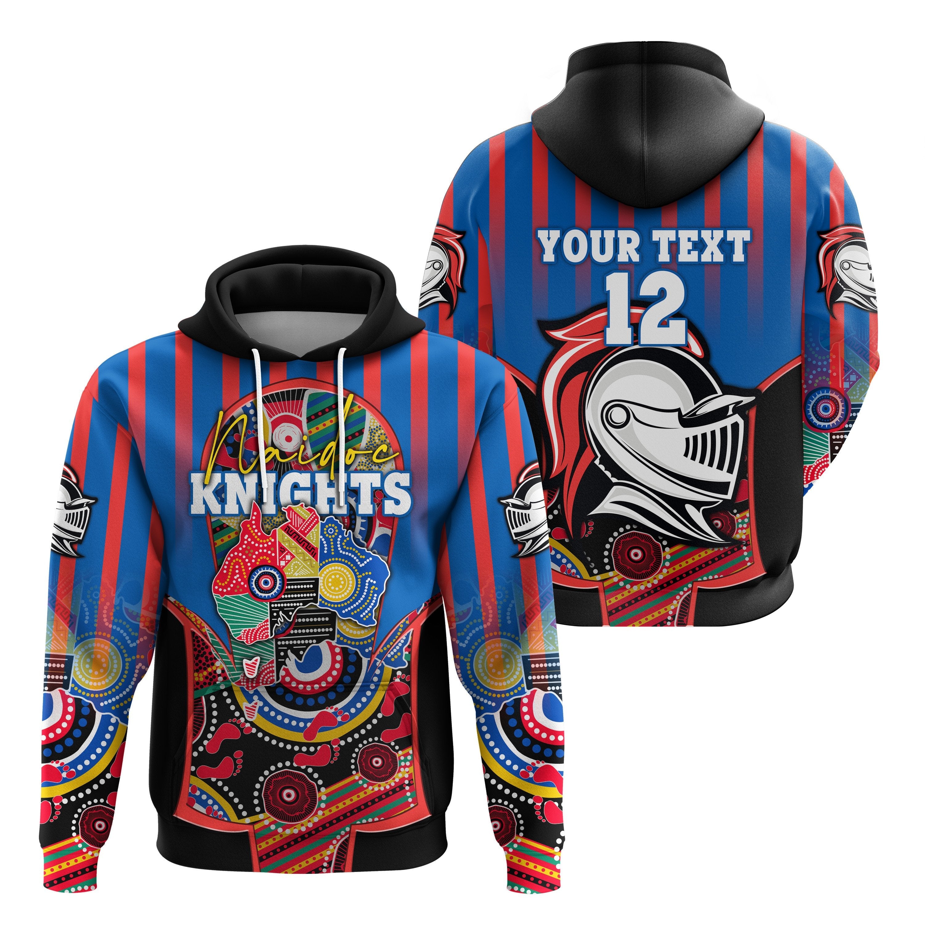 custom-personalised-knights-hoodie-newcastle-naidoc-week-aboriginal
