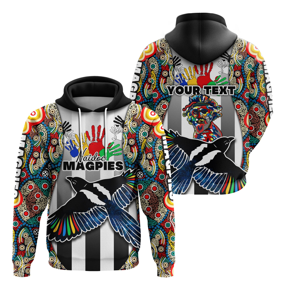 custom-personalised-magpies-naidoc-week-hoodie-collingwood-modern-style-black