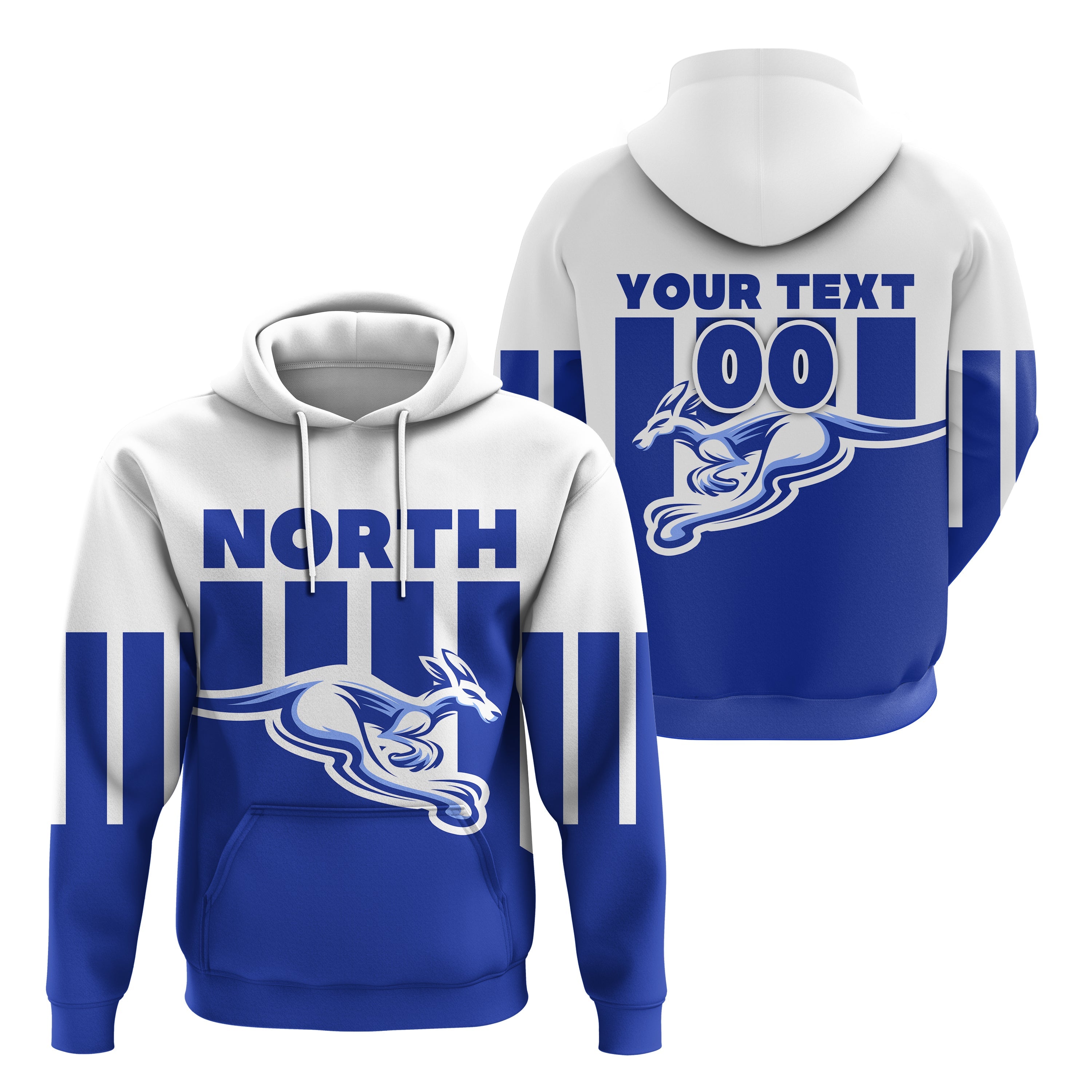custom-personalised-melbourne-hoodie-north-kangaroos-sport-style