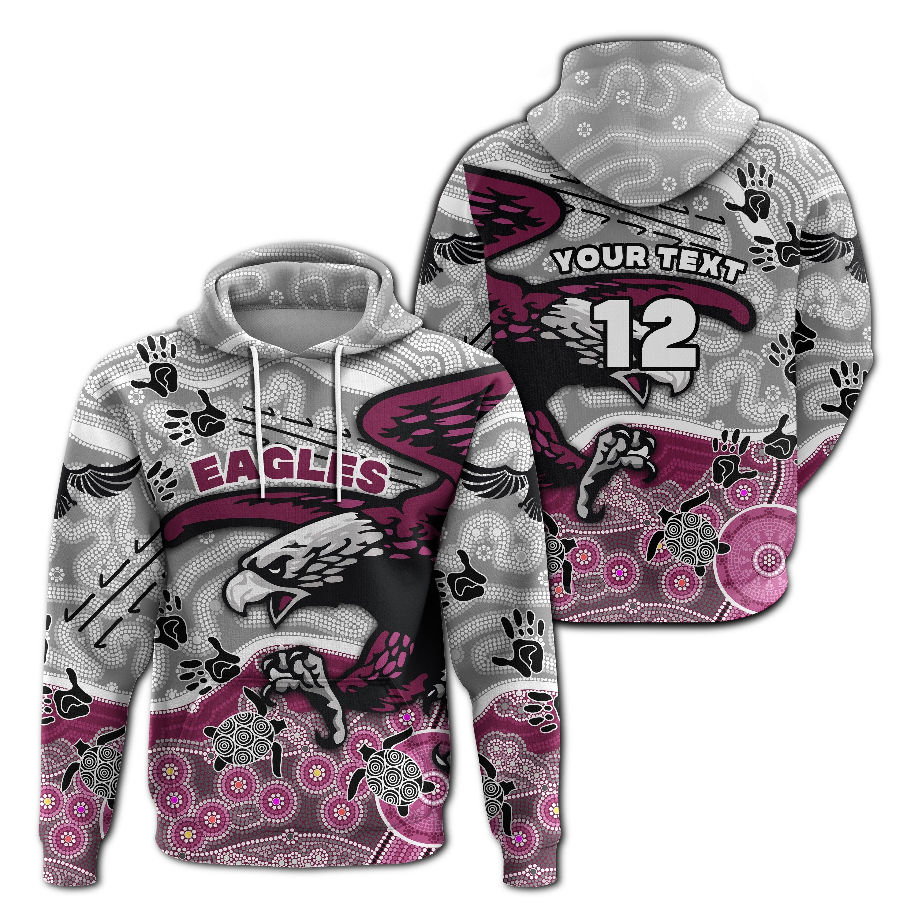 custom-personalised-sea-eagles-hoodie-aboriginal-style