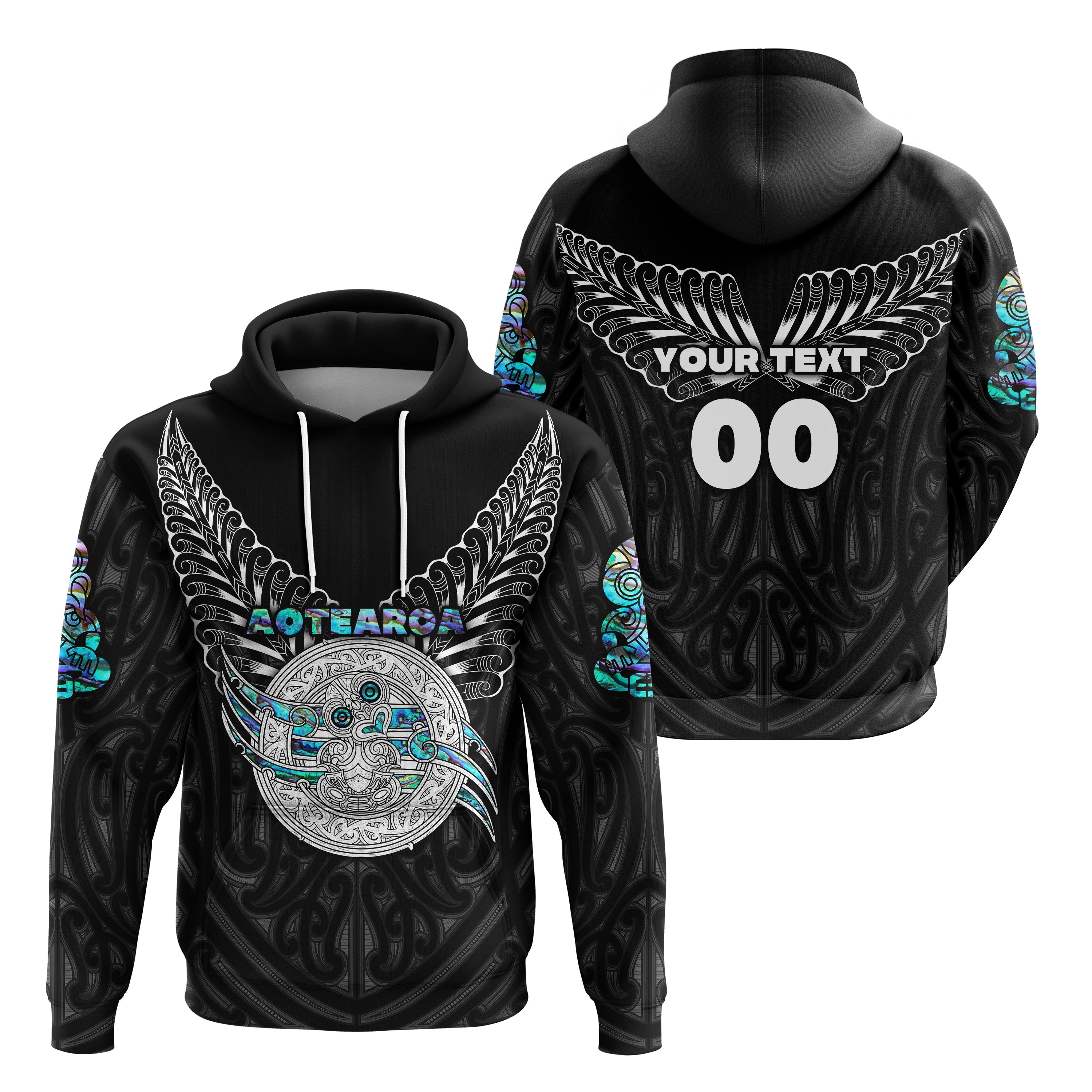 custom-personalised-maori-aotearoa-hoodie-simple-sport-style