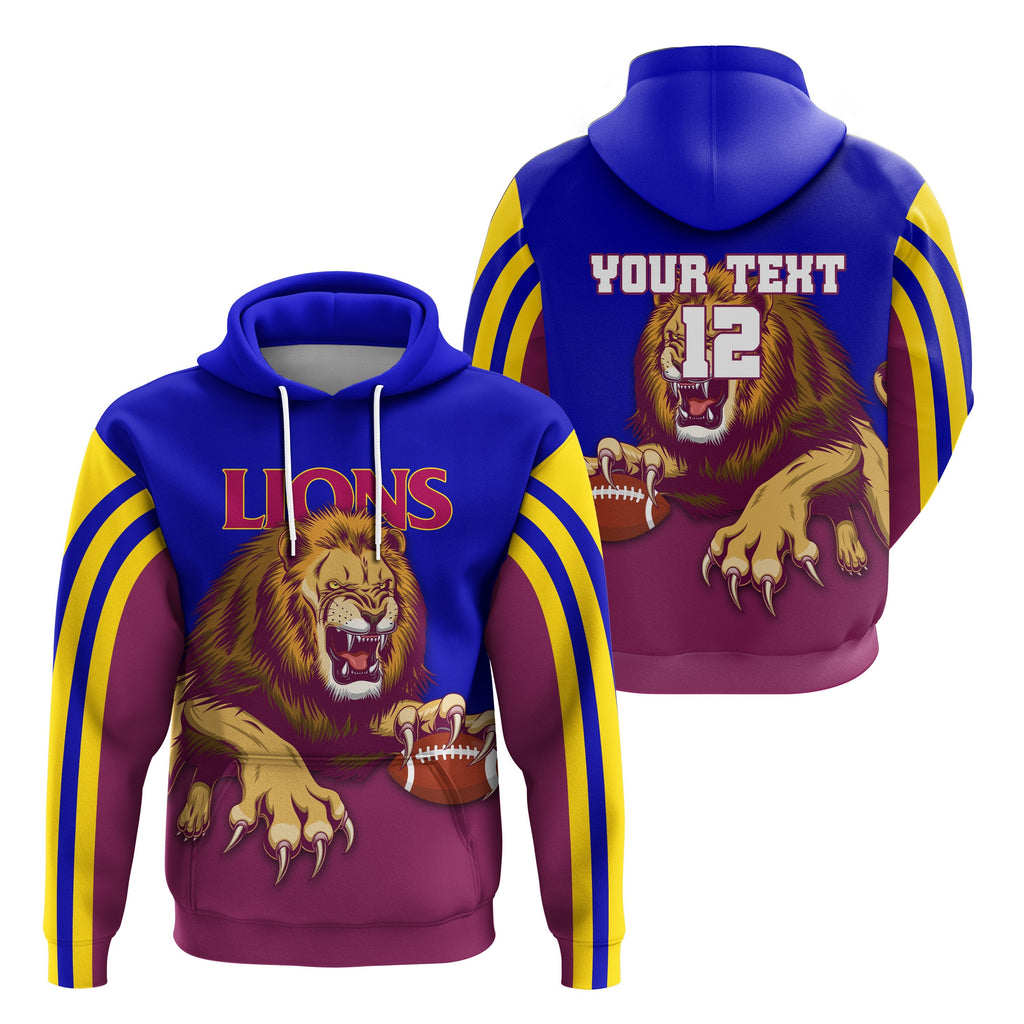 custom-personalised-brisbane-hoodie-lions-three-stripes