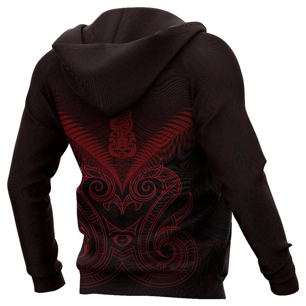 maori-manaia-new-zealand-hoodie-red