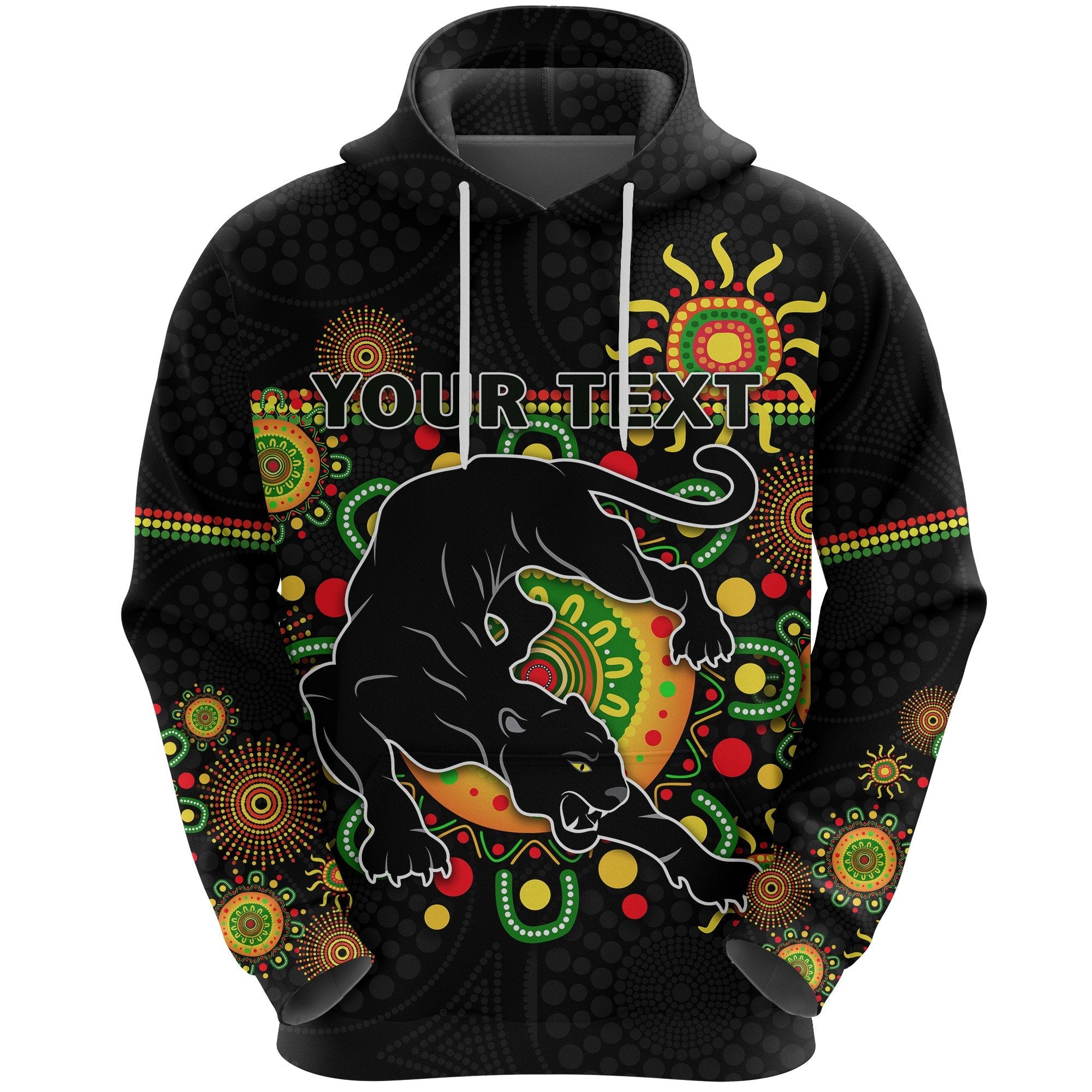 custom-personalised-penrith-hoodie-indigenous-panthers-black