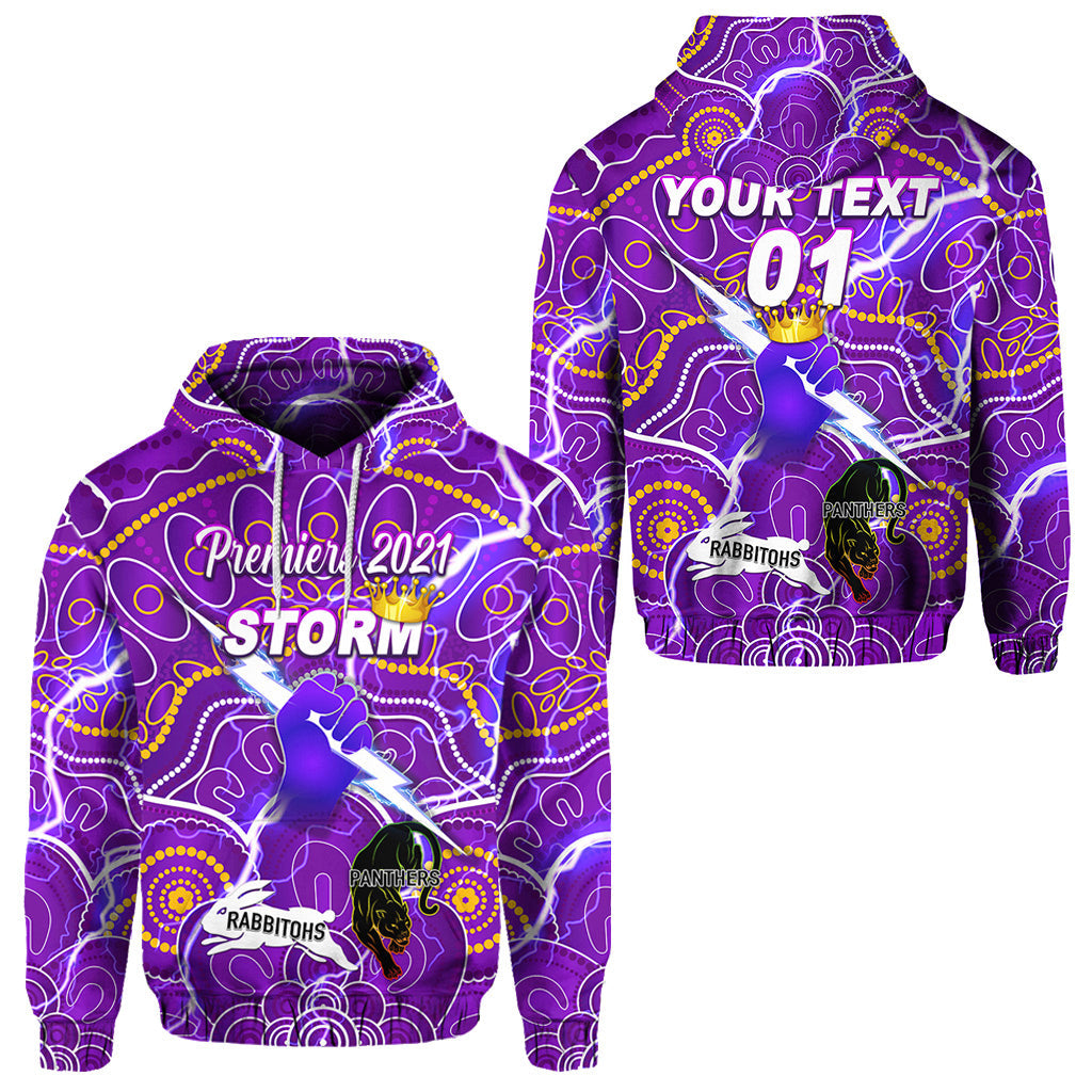 custom-personalised-melbourne-storm-hoodie-2021-indigenous-premiers-the-king-custom-text-and-number