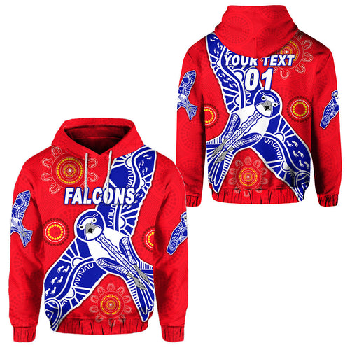 custom-personalised-west-perth-football-club-hoodie-falcons-indigenous-version-red-custom-text-and-number
