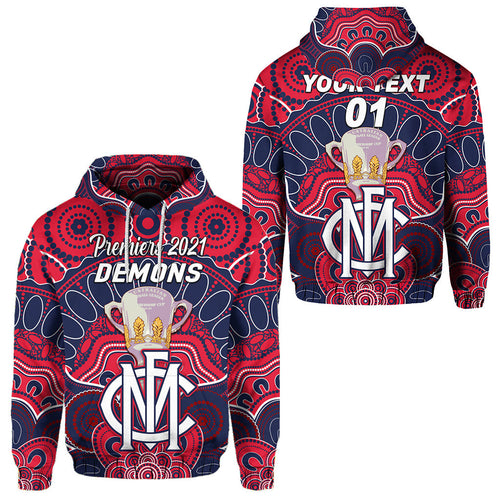 custom-personalised-melbourne-demons-indigenous-hoodie-football-2021-premiers-trophy-custom-text-and-number