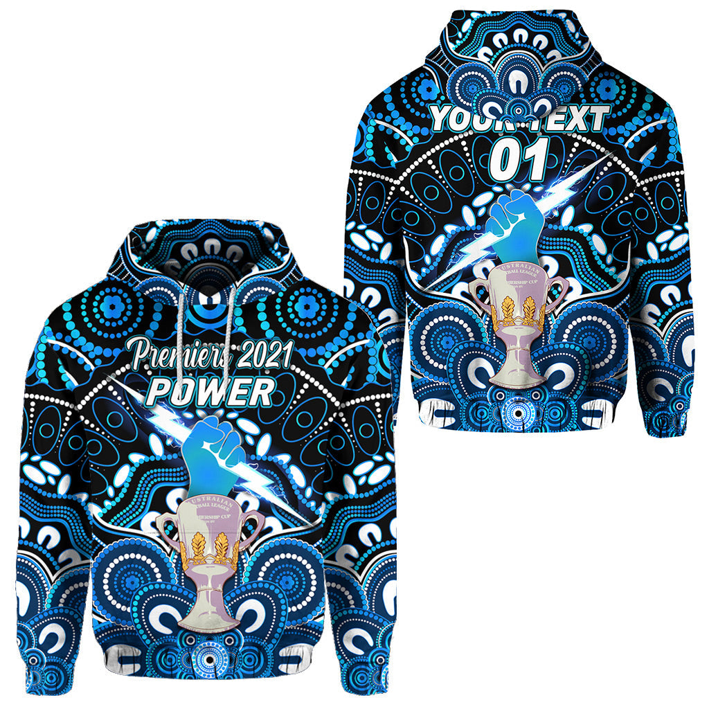 custom-personalised-port-adelaide-power-indigenous-hoodie-football-2021-premiers-trophy-custom-text-and-number