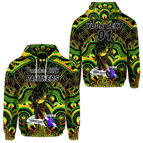 custom-personalised-penrith-panthers-hoodie-2021-indigenous-premiers-the-king-custom-text-and-number