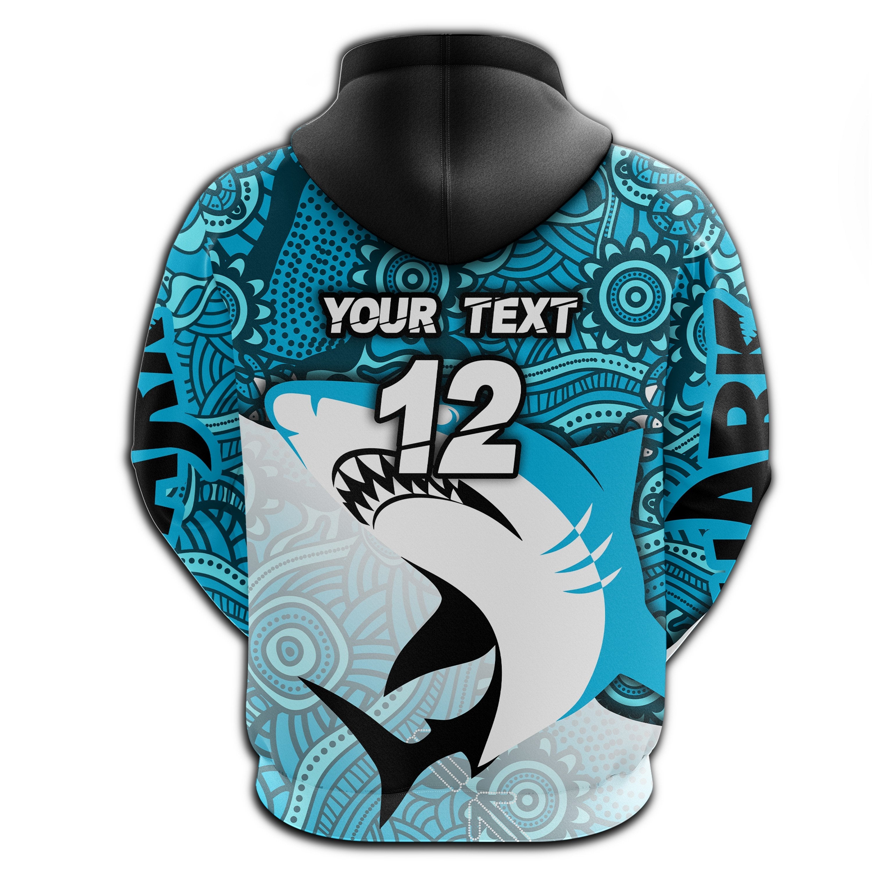 custom-personalised-sharks-aboriginal-hoodie-sea-wave-style