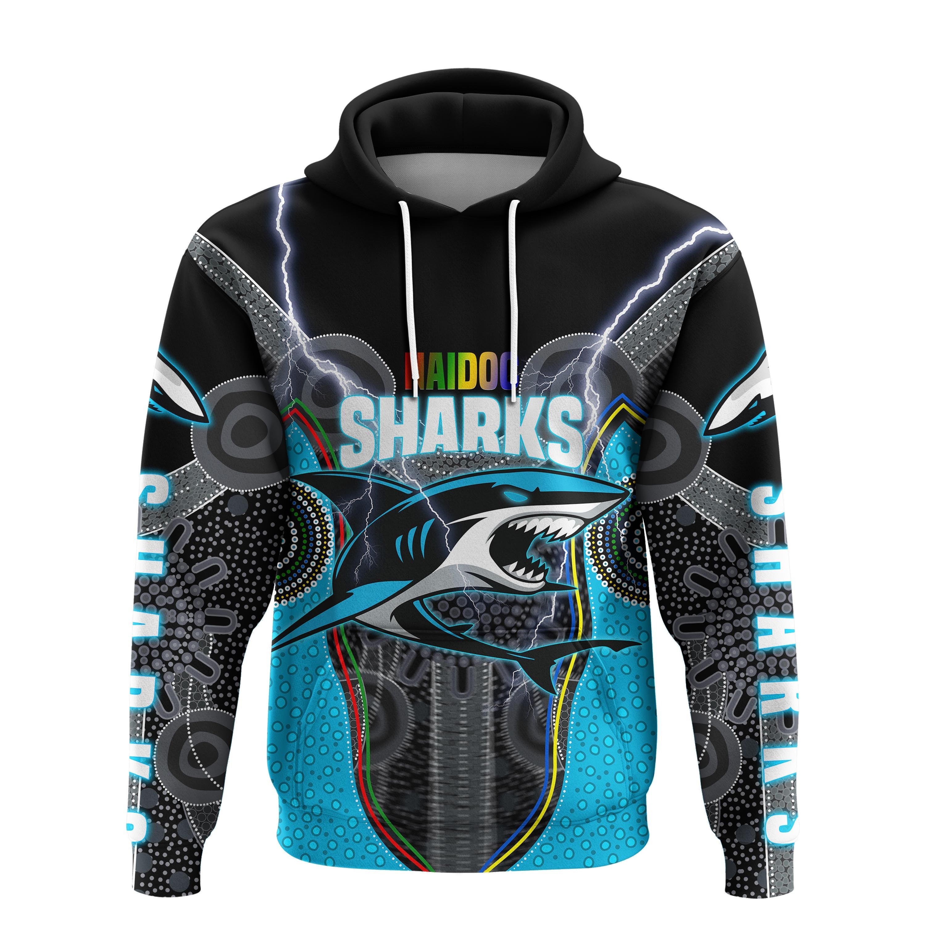 custom-personalised-cronulla-sutherland-sharks-hoodie-naidoc-week-special-style