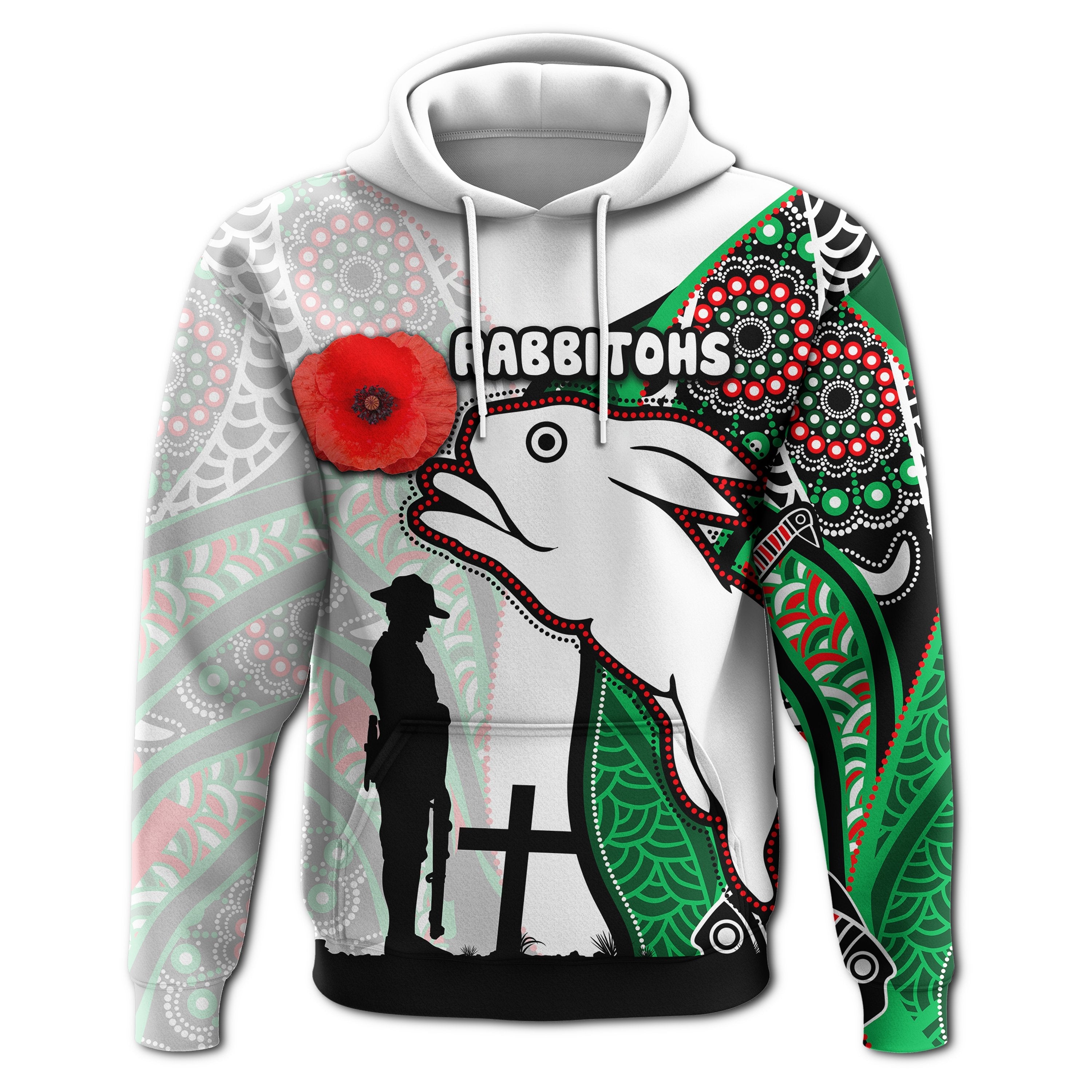 custom-personalised-rabbitohs-hoodie-indigenous-anzac-day