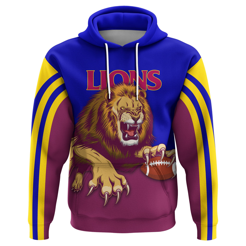 custom-personalised-brisbane-hoodie-lions-three-stripes