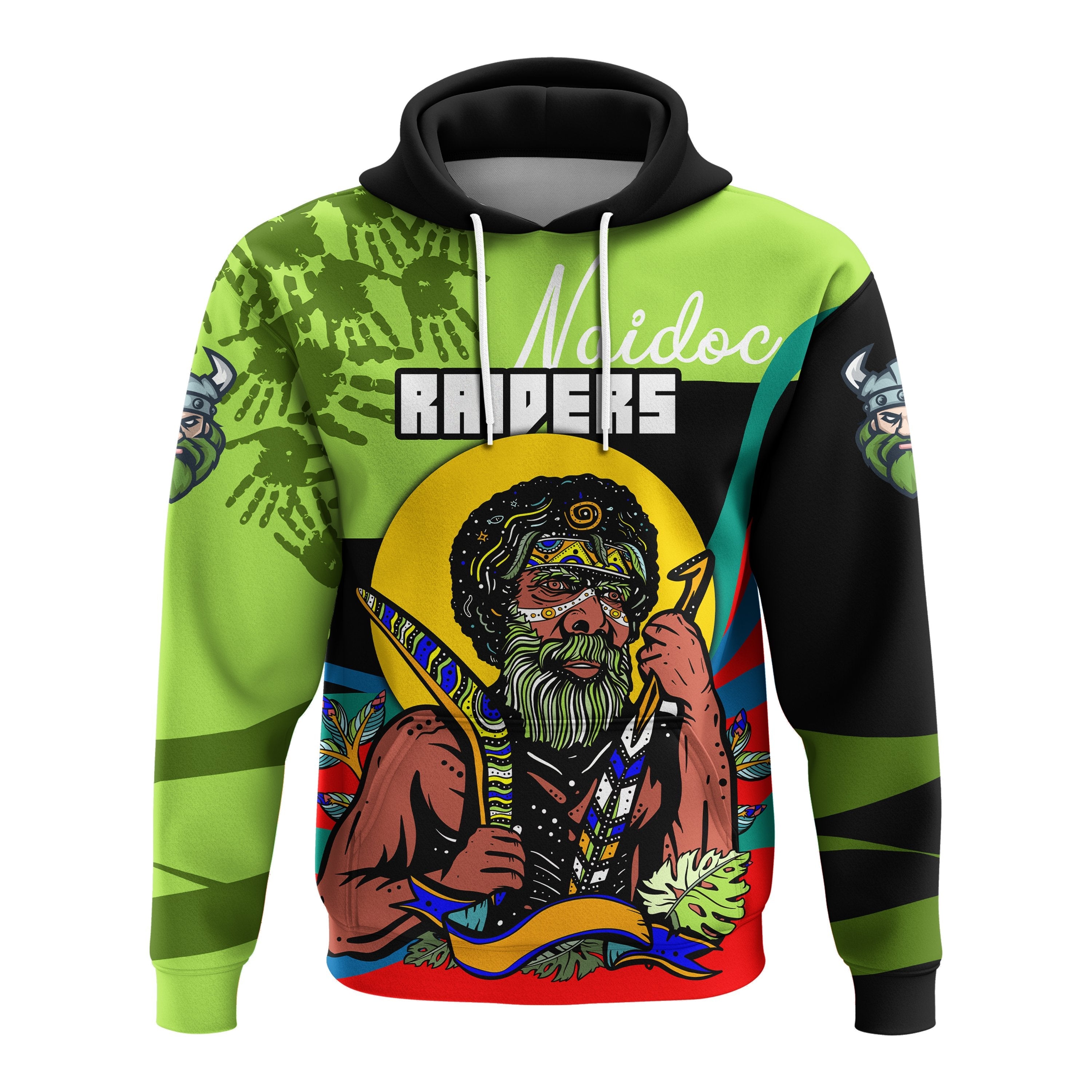 custom-personalised-raiders-naidoc-week-hoodie-canberra-indigenous-sport-special-style