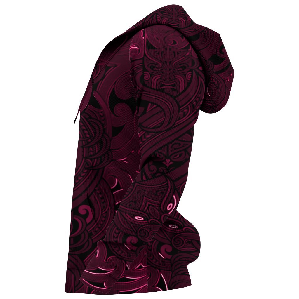 new-zealand-hoodie-maori-gods-pullover-hoodie-tumatauenga-god-of-war-pink