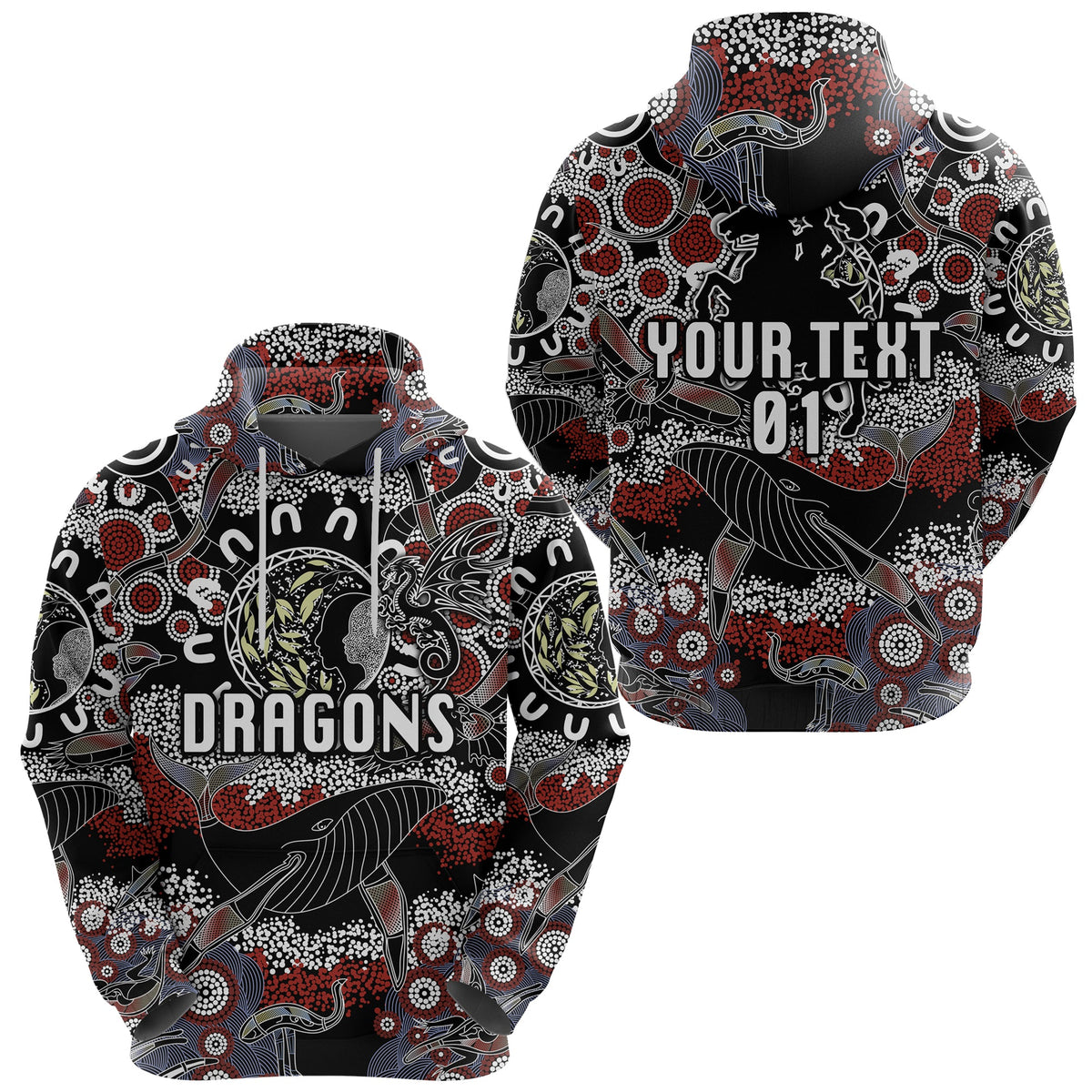 custom-personalised-st-george-illawarra-dragons-hoodie-2021-indigenous-black-custom-text-and-number