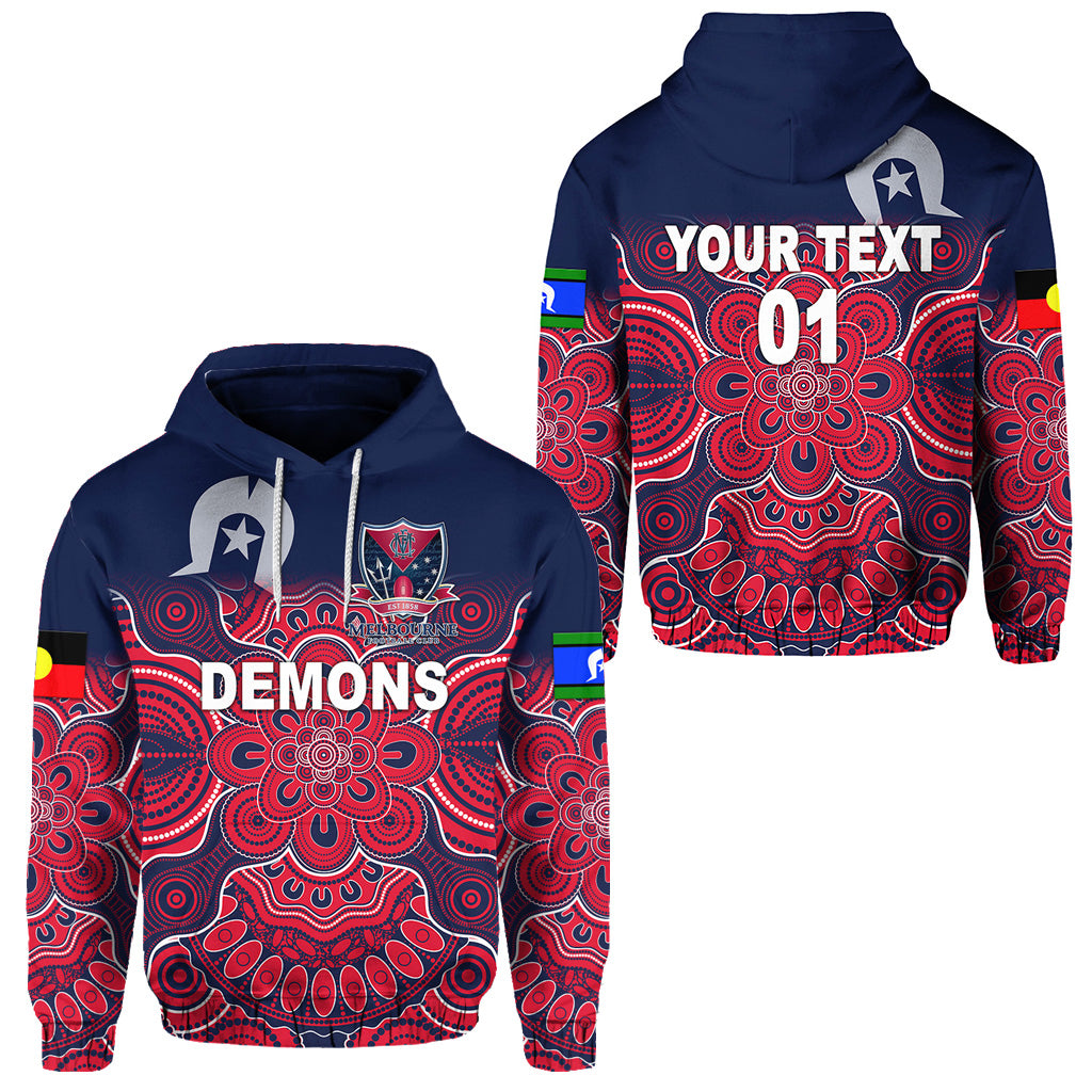 custom-personalised-melbourne-demons-indigenous-hoodie-football-naidoc-week-style-custom-text-and-number